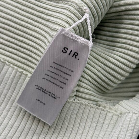 🆕 SIR THE LABEL 🧿 NWOT Peppermint Sandy Knit Maxi Dress, Sz 3 US 8 - Picture 15 of 15